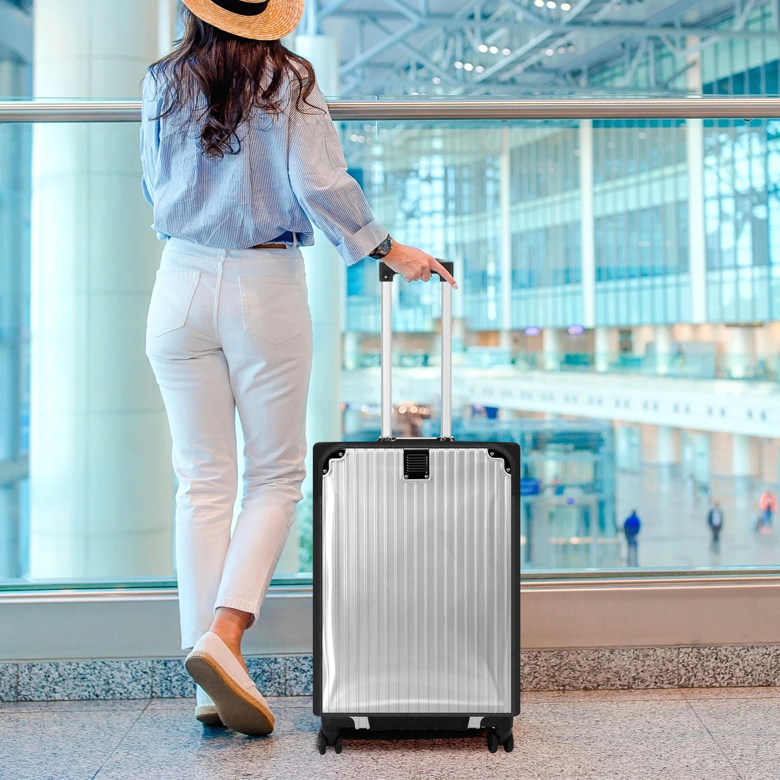 Housse De Protection En Plastique Pour Bagages Valises